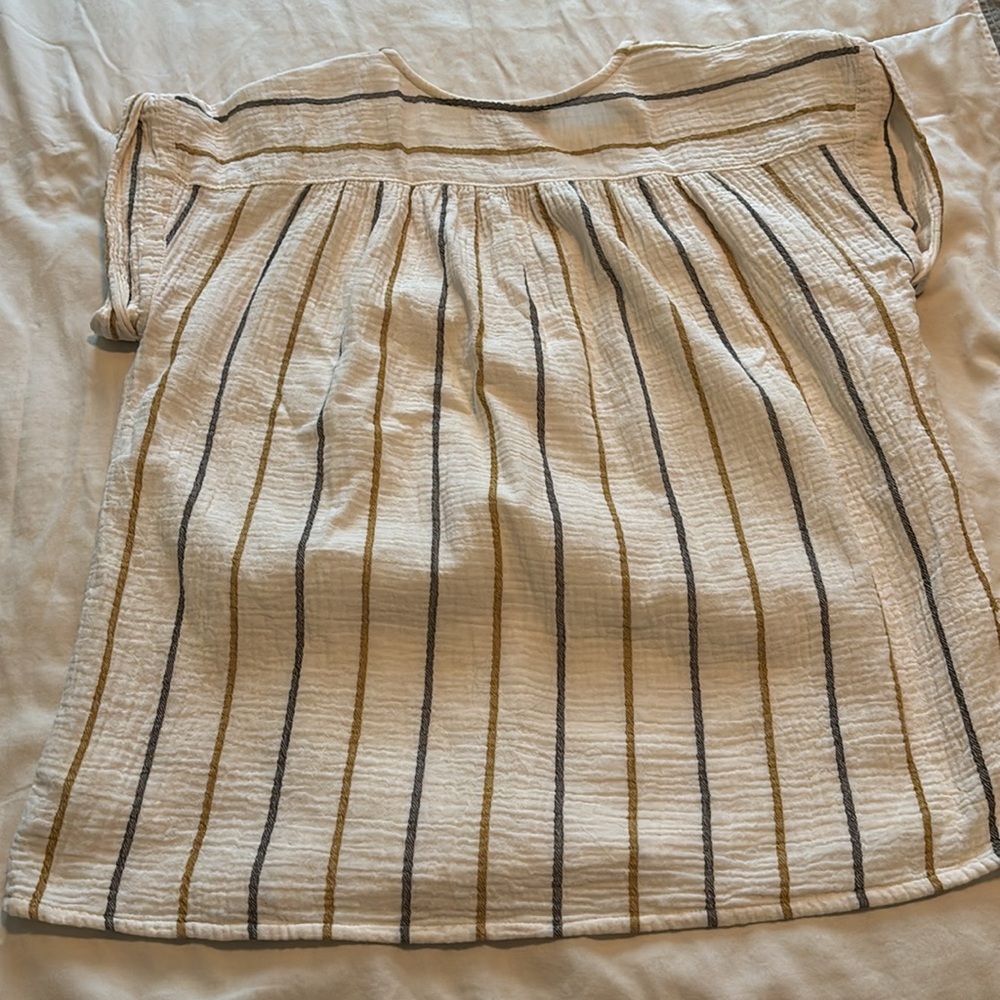 Madewell stripe shirt. Size XS - Picture 3 of 4